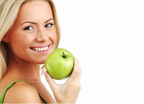 Apple dieta v enem tednu shujša
